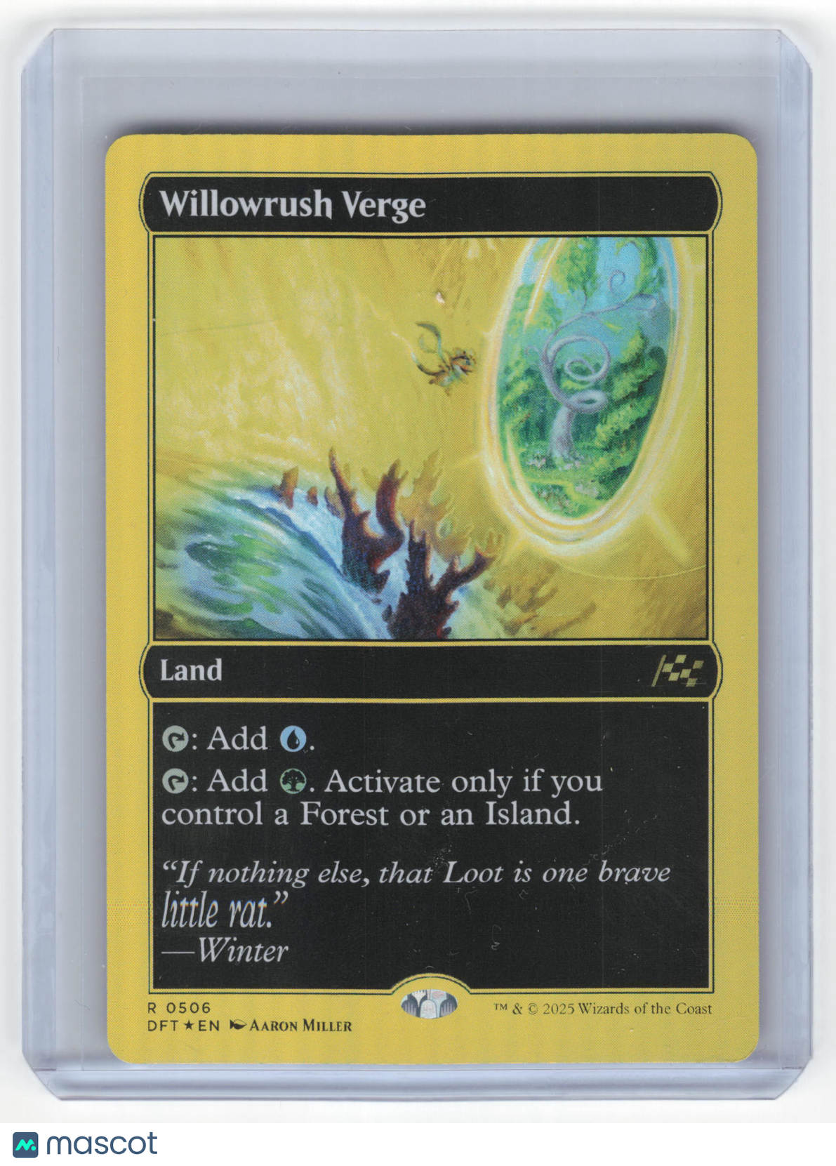 2025 Magic: The Gathering Willowrush Verge Aetherdrift Firstplacefoil Foil #0506 - Papa Joey's Collectibles