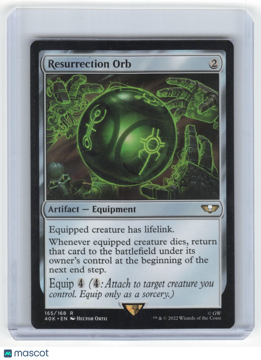 2022 Magic: The Gathering Resurrection Orb Warhammer 40K Rare Regular #165/168 - Papa Joey's Collectibles
