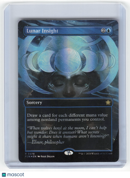 2024 Magic: The Gathering—Lunar Insight #0378 Foundations—Rare Foil Borderless
