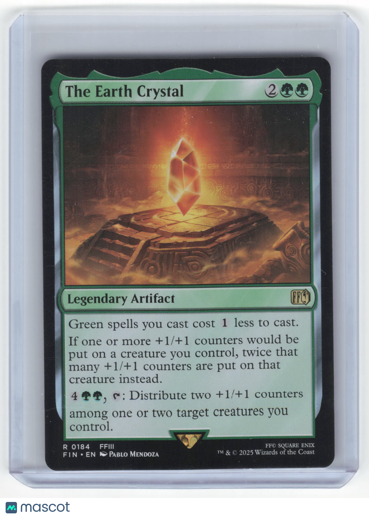2025 Magic: The Gathering The Earth Crystal Final Fantasy Rare Regular #0184 NM - Papa Joey's Collectibles