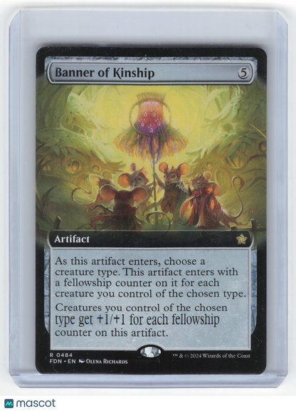 2024 MTG Banner of Kinship Foundations Rare Regular #0484 Borderless