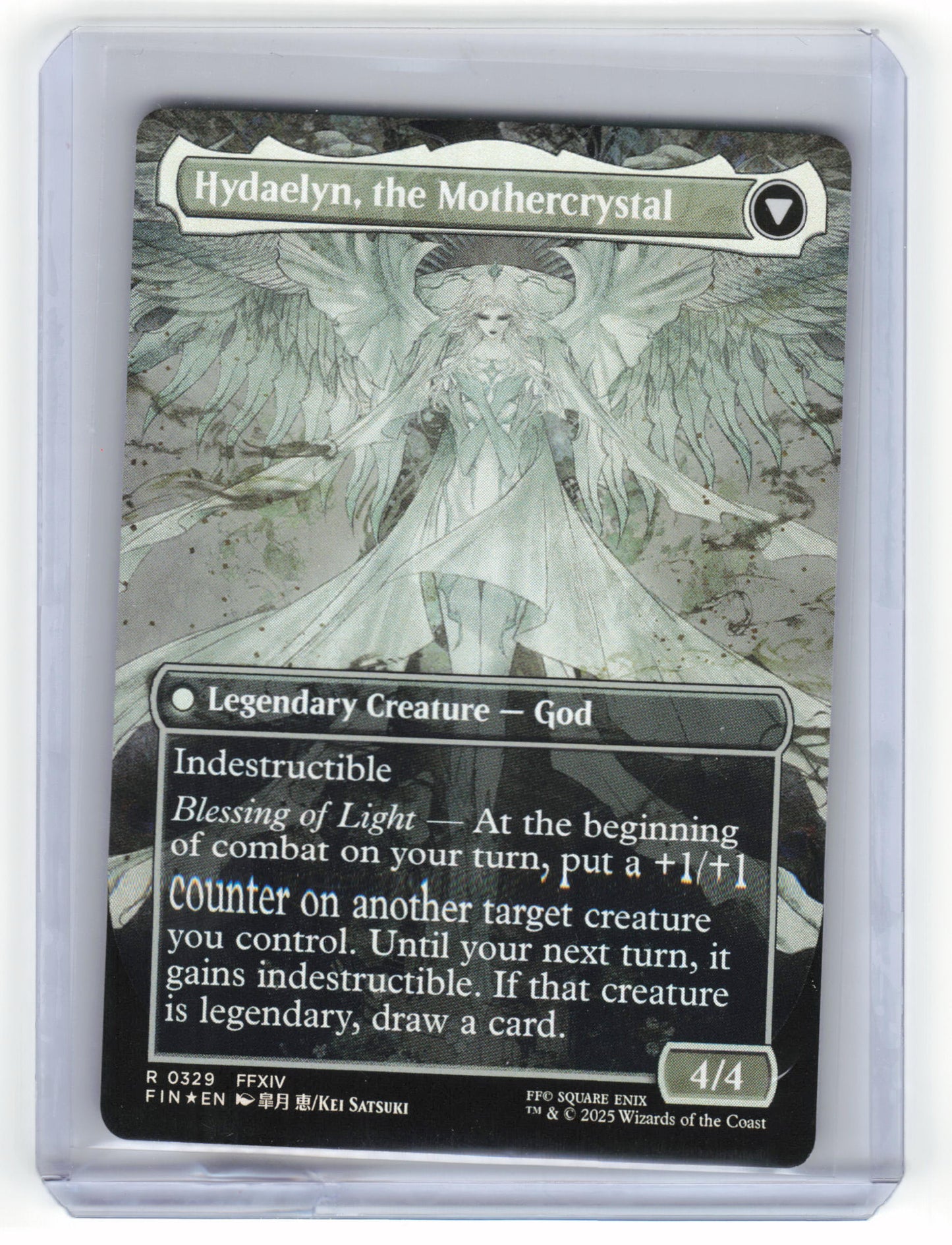 MTG Venat, Heart of Hydaelyn // Hydaelyn, the Mothercrystal FF #0329 Borderless