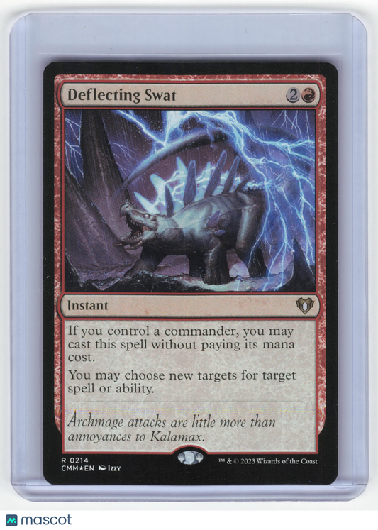 2023 Magic: The Gathering Deflecting Swat Commander Masters Rare Foil #214 NM
