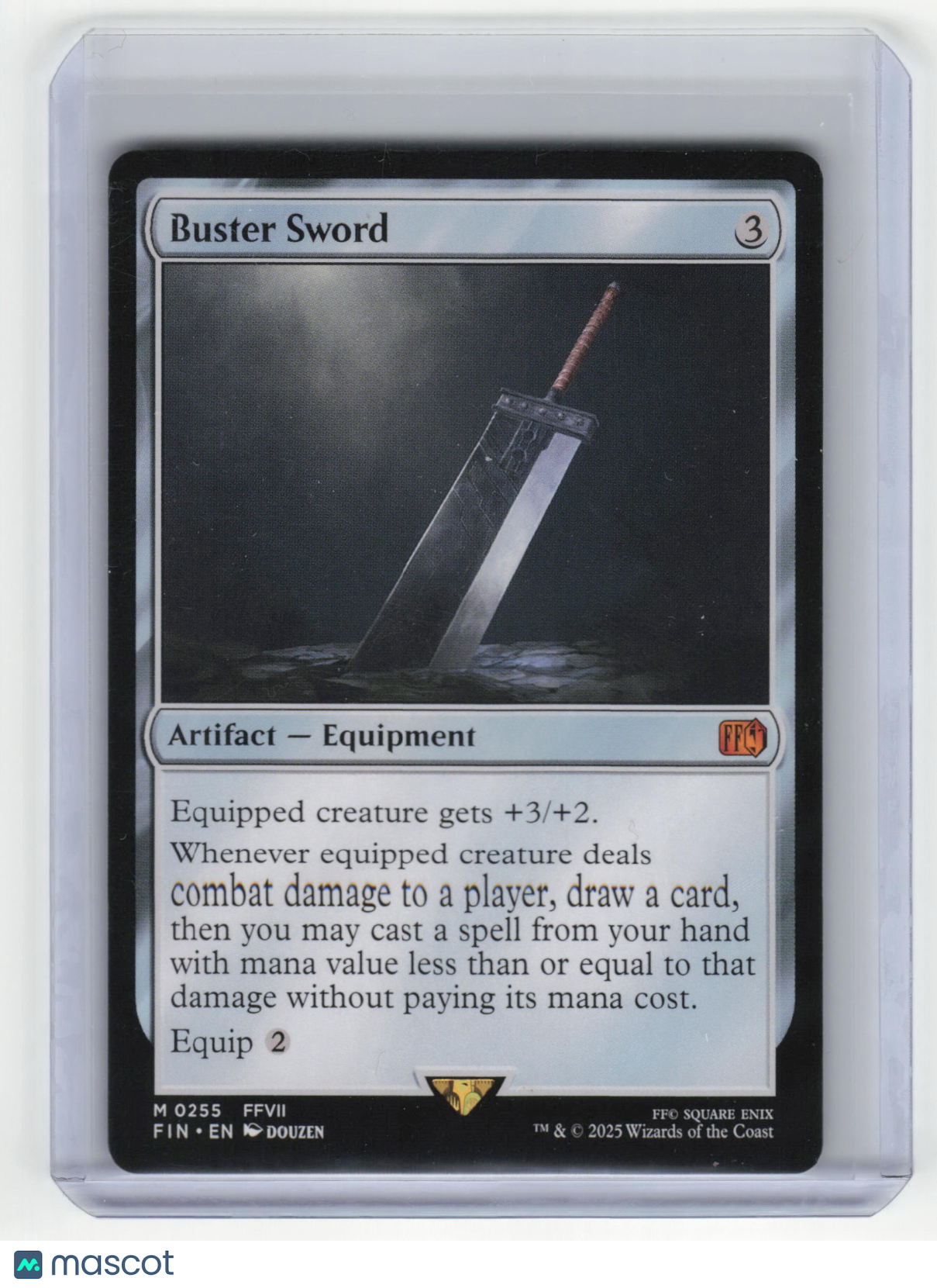 2025 Magic: The Gathering Buster Sword Final Fantasy Mythic Non-Foil #255 NM