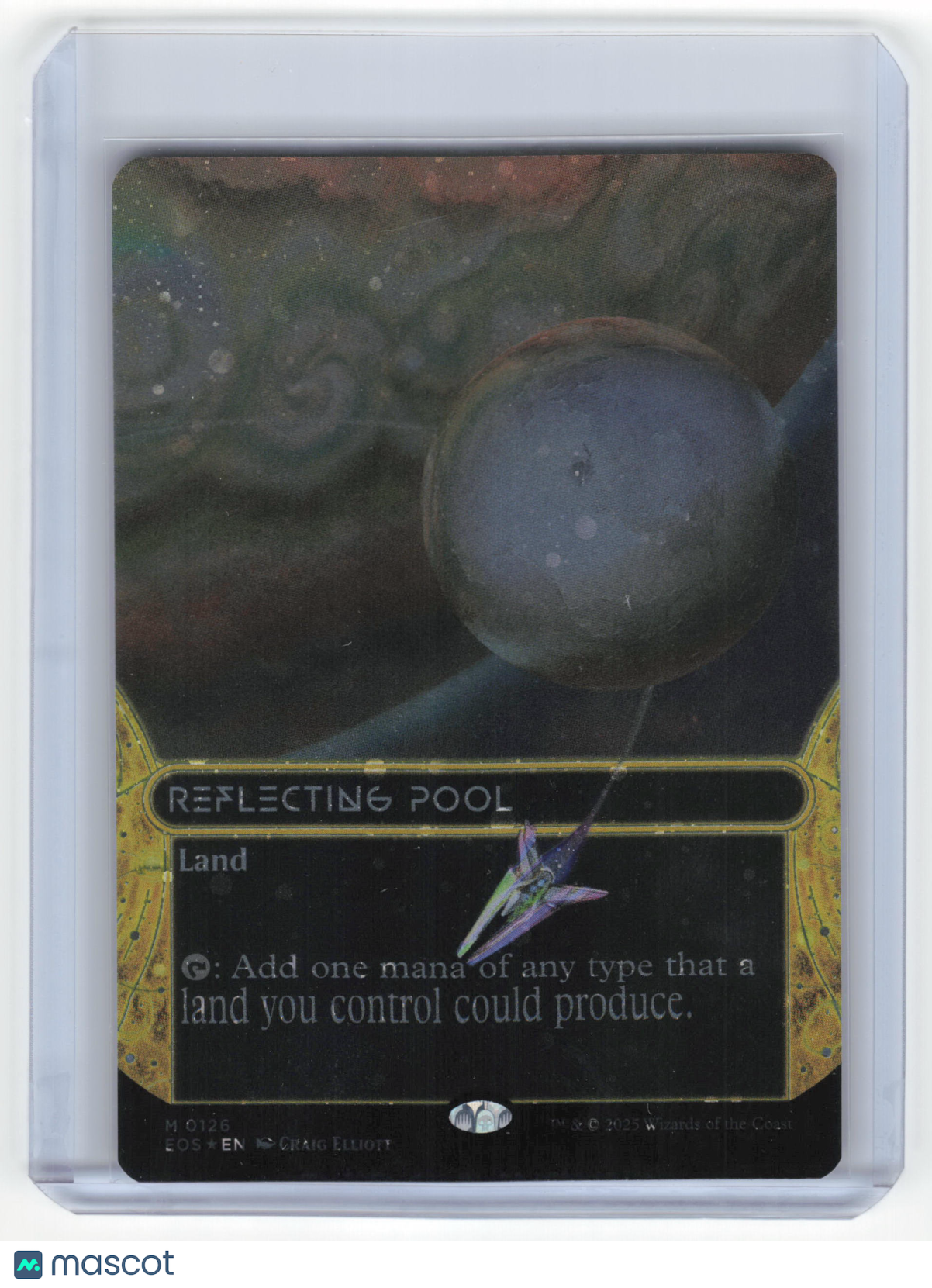 Magic: The Gathering Reflecting Pool EOS Mythic Galaxy Foil #126 (Borderless) NM - Papa Joey's Collectibles
