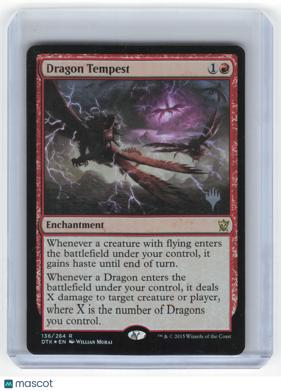 2015 Magic: The Gathering Dragon Tempest Dragons of Tarkir Rare Foil #136/264 NM - Papa Joey's Collectibles