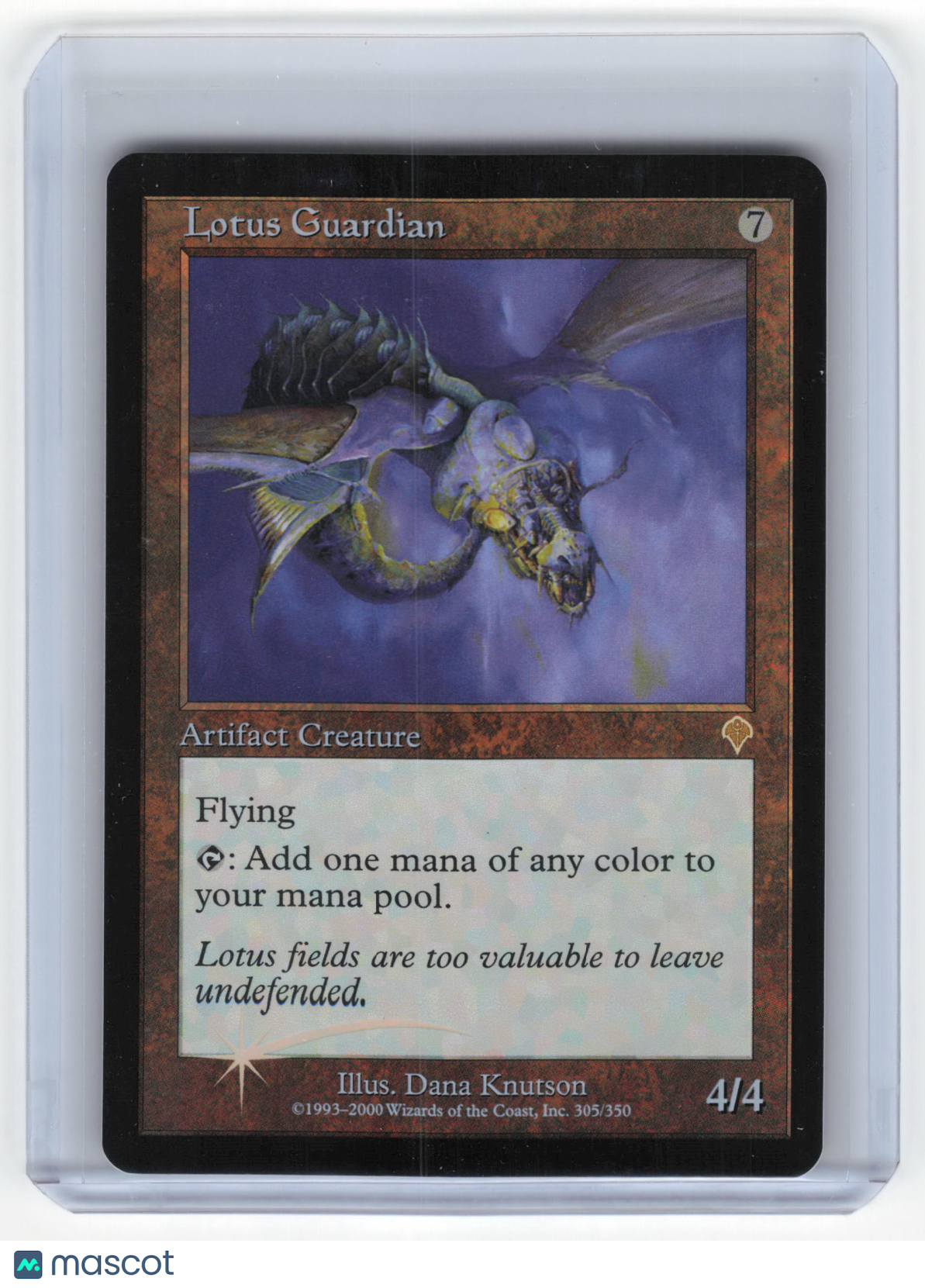 2000 Magic: The Gathering Lotus Guardian Invasion Rare Foil #305/350 Near Mint - Papa Joey's Collectibles