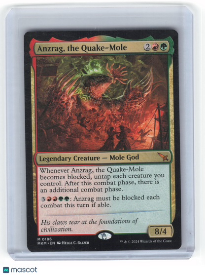 2024 MTG Anzrag, the Quake-Mole Murders at Karlov Manor Mythic Regular #0186