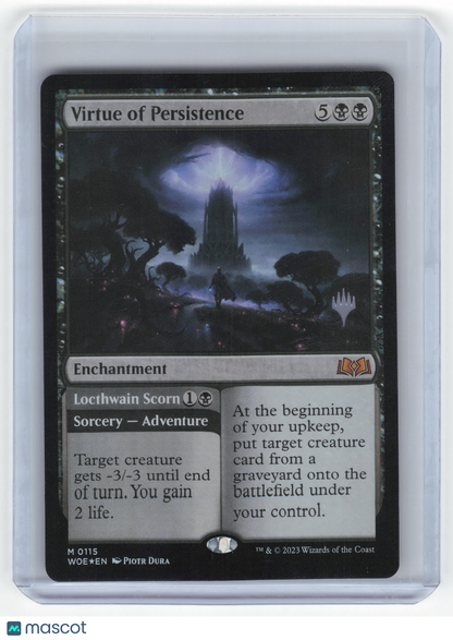 2023 Magic: The Gathering Virtue of Persistence Wilds of Eldrain Mythic #0115