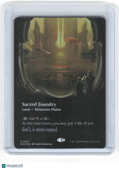 2025 MTG Sacred Foundry Edge of Eternities Rare Foil #0282 Full Art