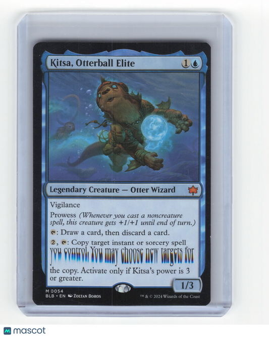 2024 Magic: The Gathering Kitsa, Otterball Elite Bloomburrow Mythic Non-Foil #54