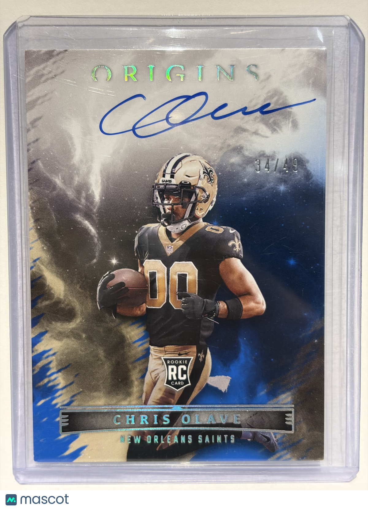 2022 Panini Origins Football Football Chris Olave Autograph RC 34/49 #RAU-COL NM