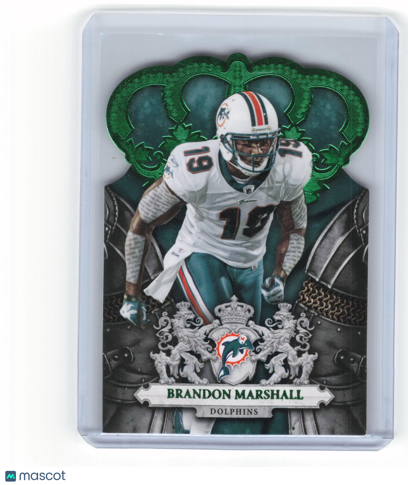 2010 Panini Crown Royale Football Brandon Marshall Green #51 Near Mint