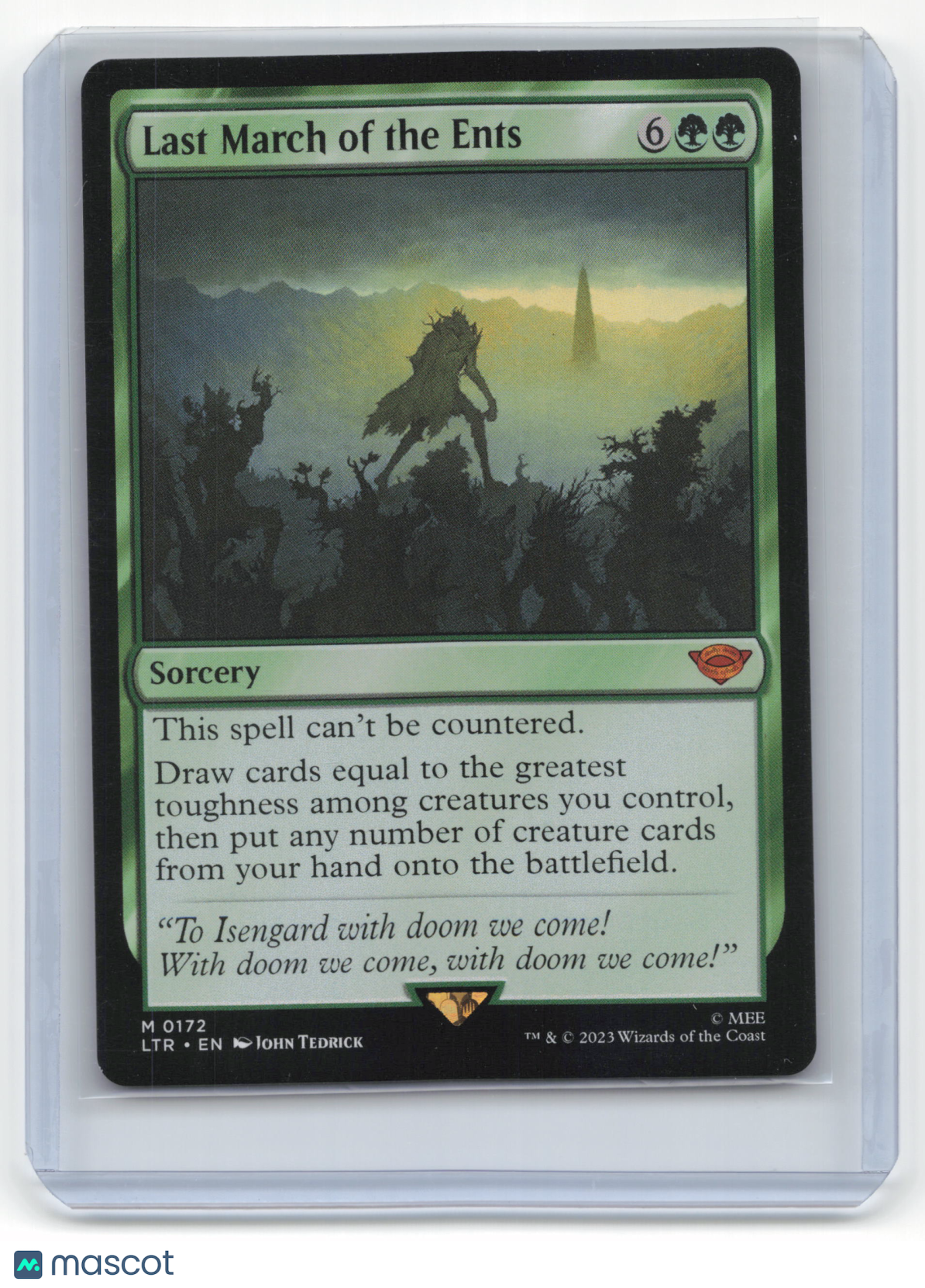 2023 MTG Last March of the Ents Lord of the Rings Mythic Regular #0172