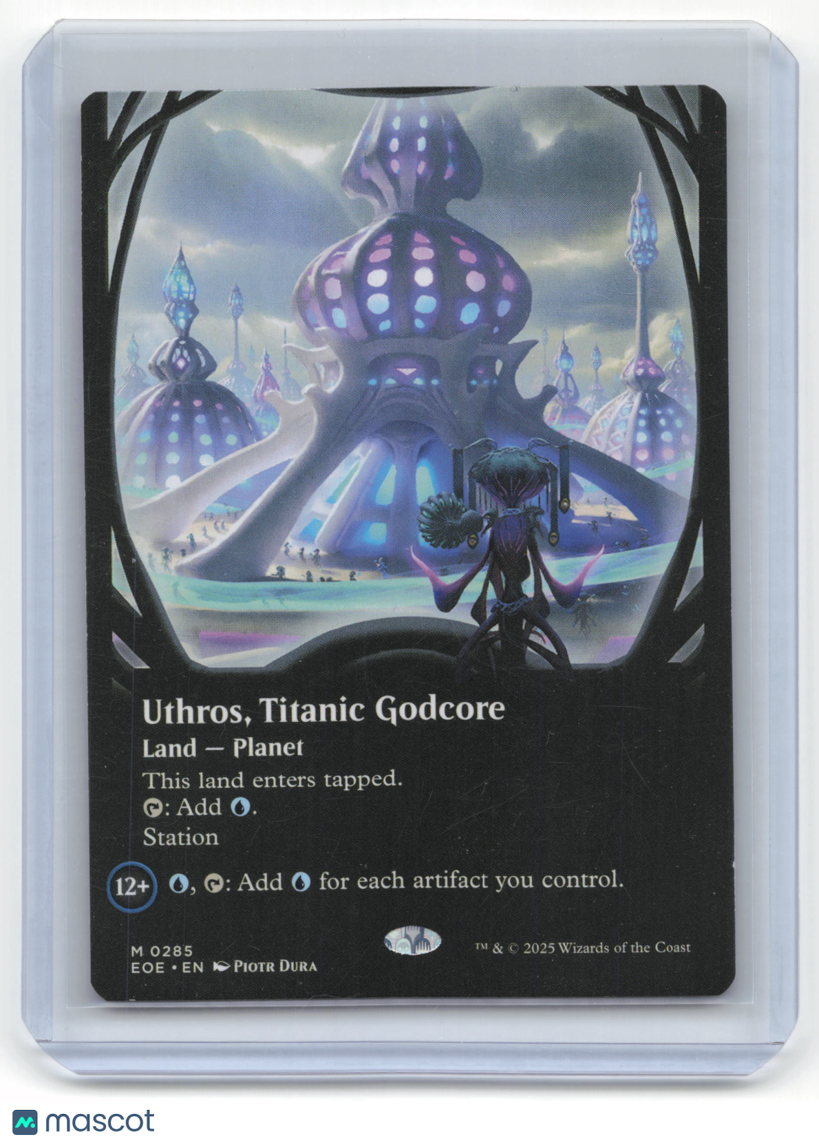 2025 MTG Uthros, Titanic Godcore Edge of Eternities #0285 Full Art Borderless