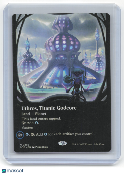 2025 MTG Uthros, Titanic Godcore Edge of Eternities #0285 Full Art Borderless