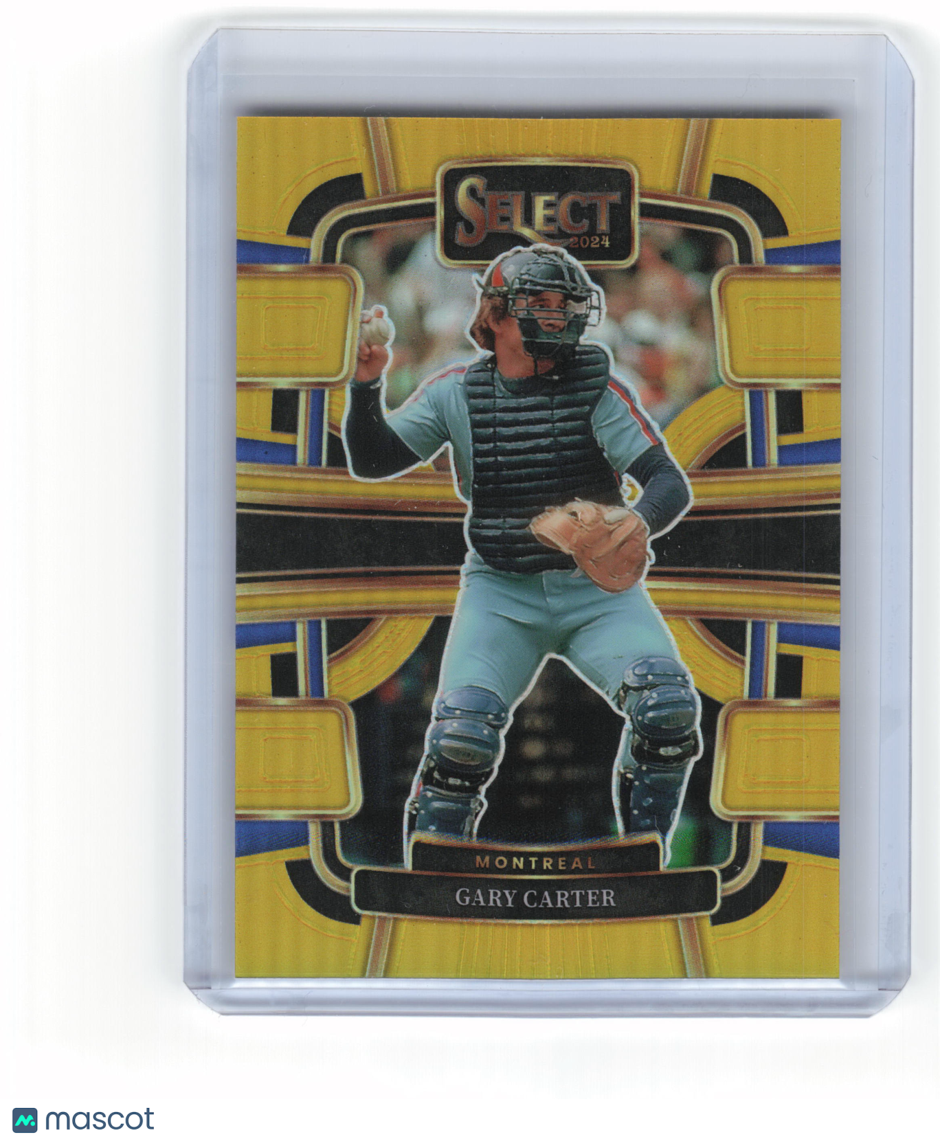 2024 Panini Select Baseball Gary Carter 09/10 Gold Prizm #65 Near Mint