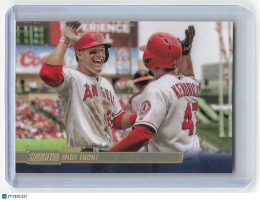 2021 Topps Stadium Club Greats Baseball Mike Trout 1/1 Gold #SCG-21 Near Mint