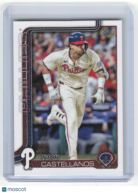 2025 Topps Series 2 Baseball Nick Castellanos 02/50 Canvas #427 Near Mint