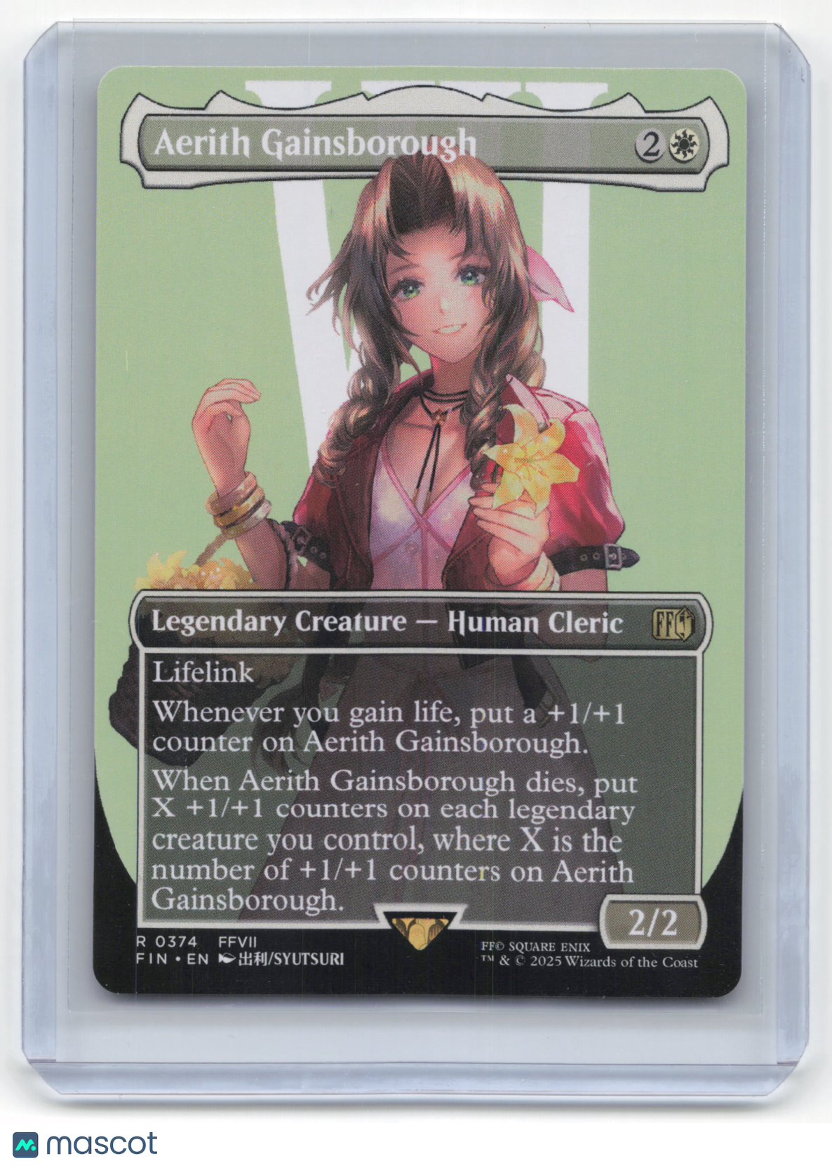 2025 MTG Aerith Gainsborough Final Fantasy Regular #374 Borderless