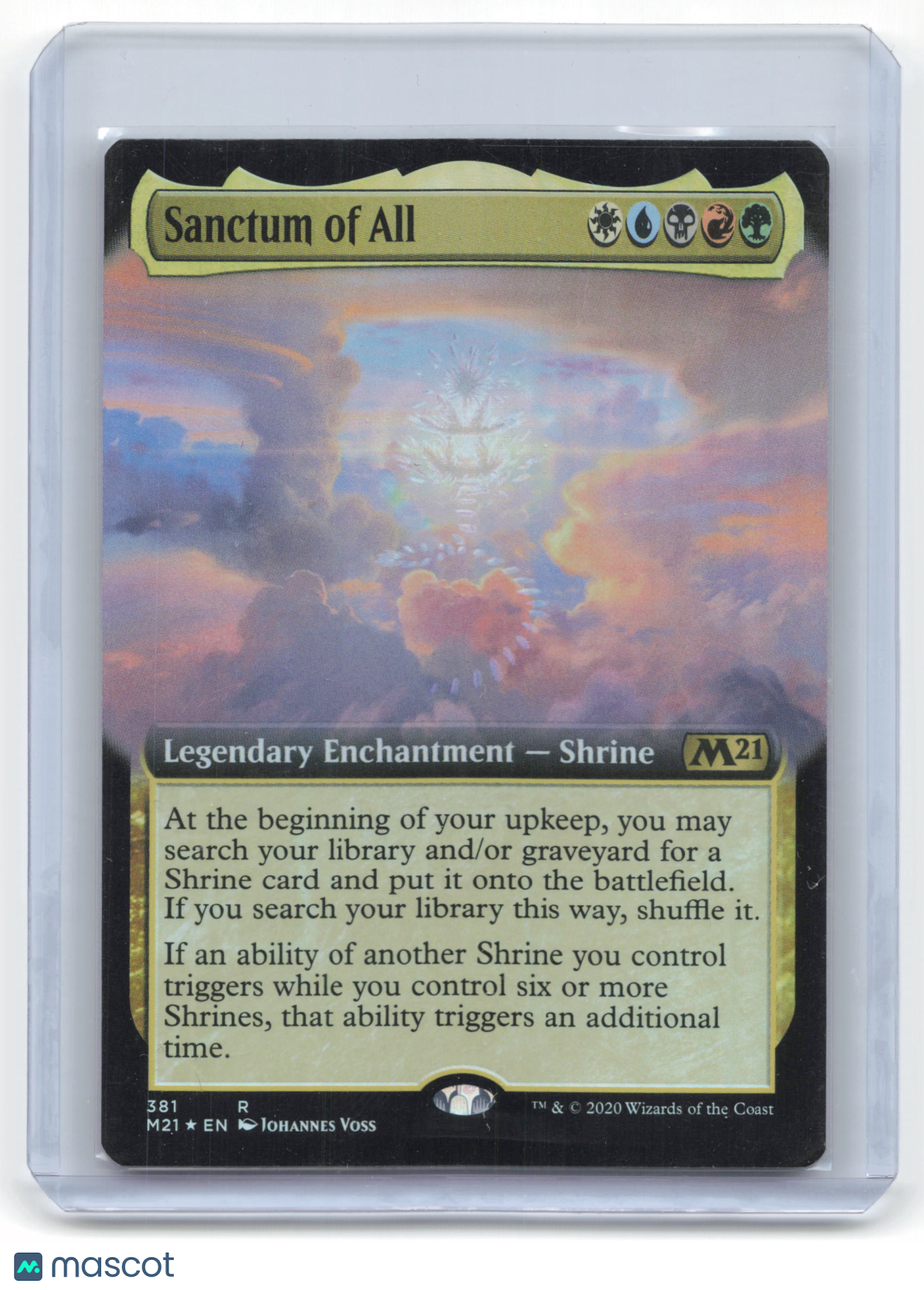 2020 Magic: The Gathering Sanctum of All Core Set 2021 Foil #381 Extended Art