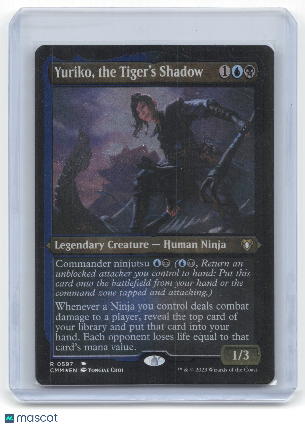 2023 MTG Yuriko, the Tiger's Shadow Commander Masters Rare Foil #597