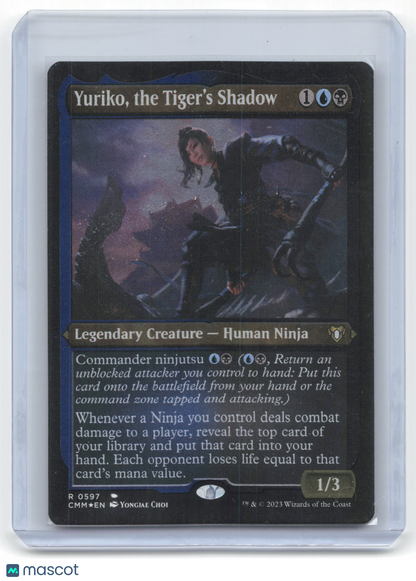 2023 MTG Yuriko, the Tiger's Shadow Commander Masters Rare Foil #597