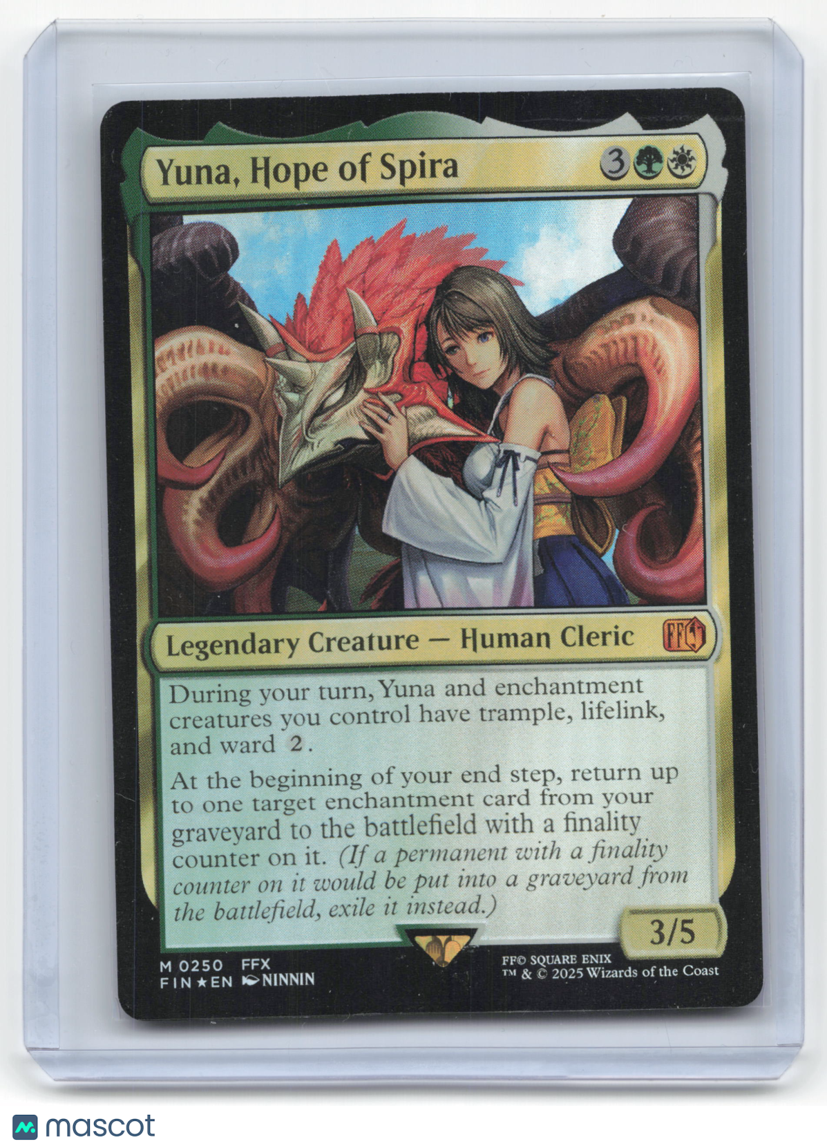 2025 Magic: The Gathering Yuna, Hope of Spira Final Fantasy Mythic Foil #250