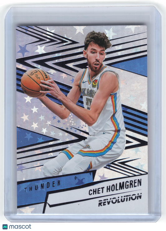 2024-25 Panini Revolution Basketball Chet Holmgren 14/15 Purple Astro #86 NM
