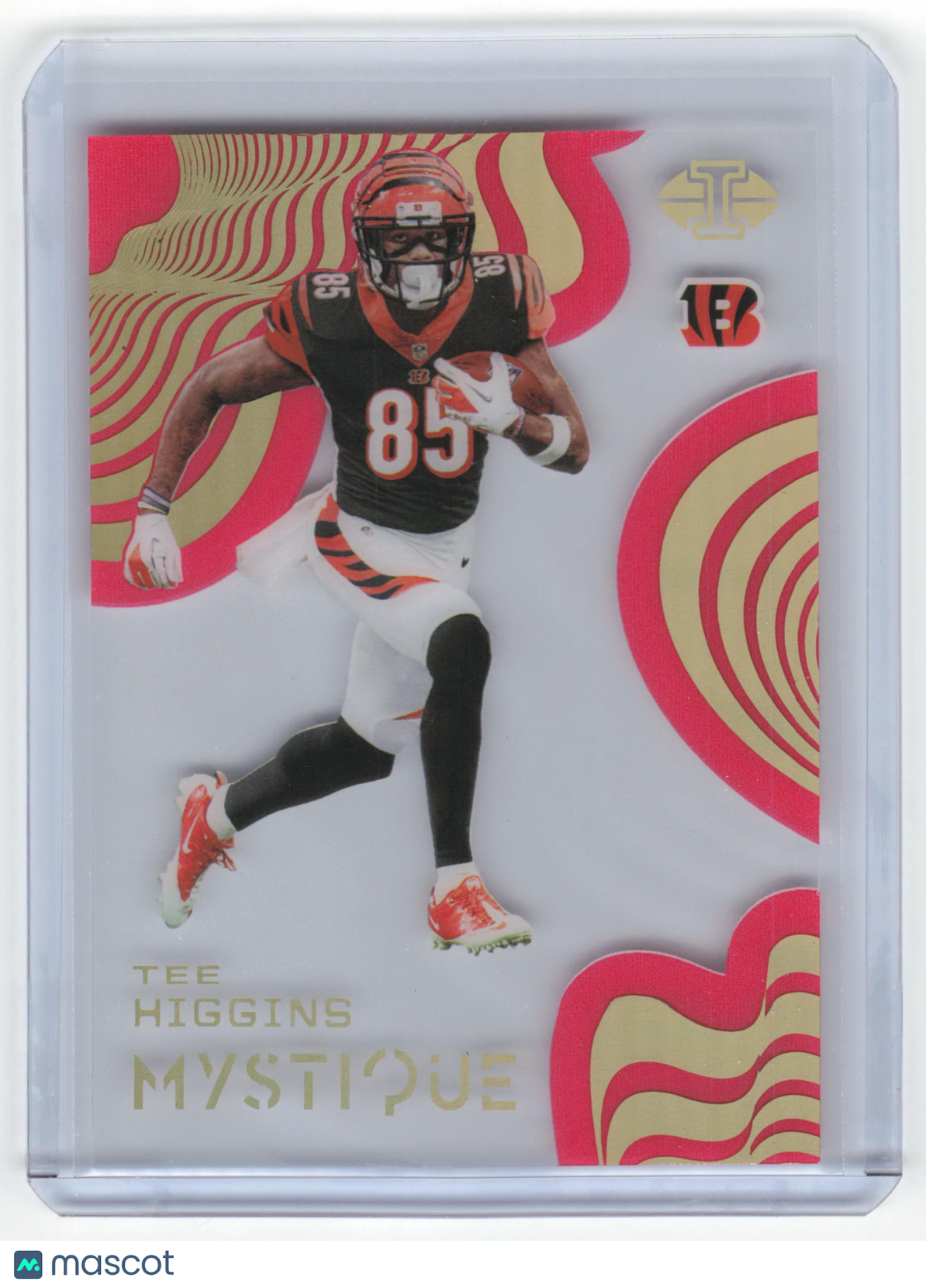 2020 Panini Illusions Mystique Football Tee Higgins 238/399 Pink #MY9 Near Mint