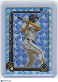 2025 Topps Series 2 Baseball Jake Bauers 42/50 Holiday Beach Ball #618 Near Mint