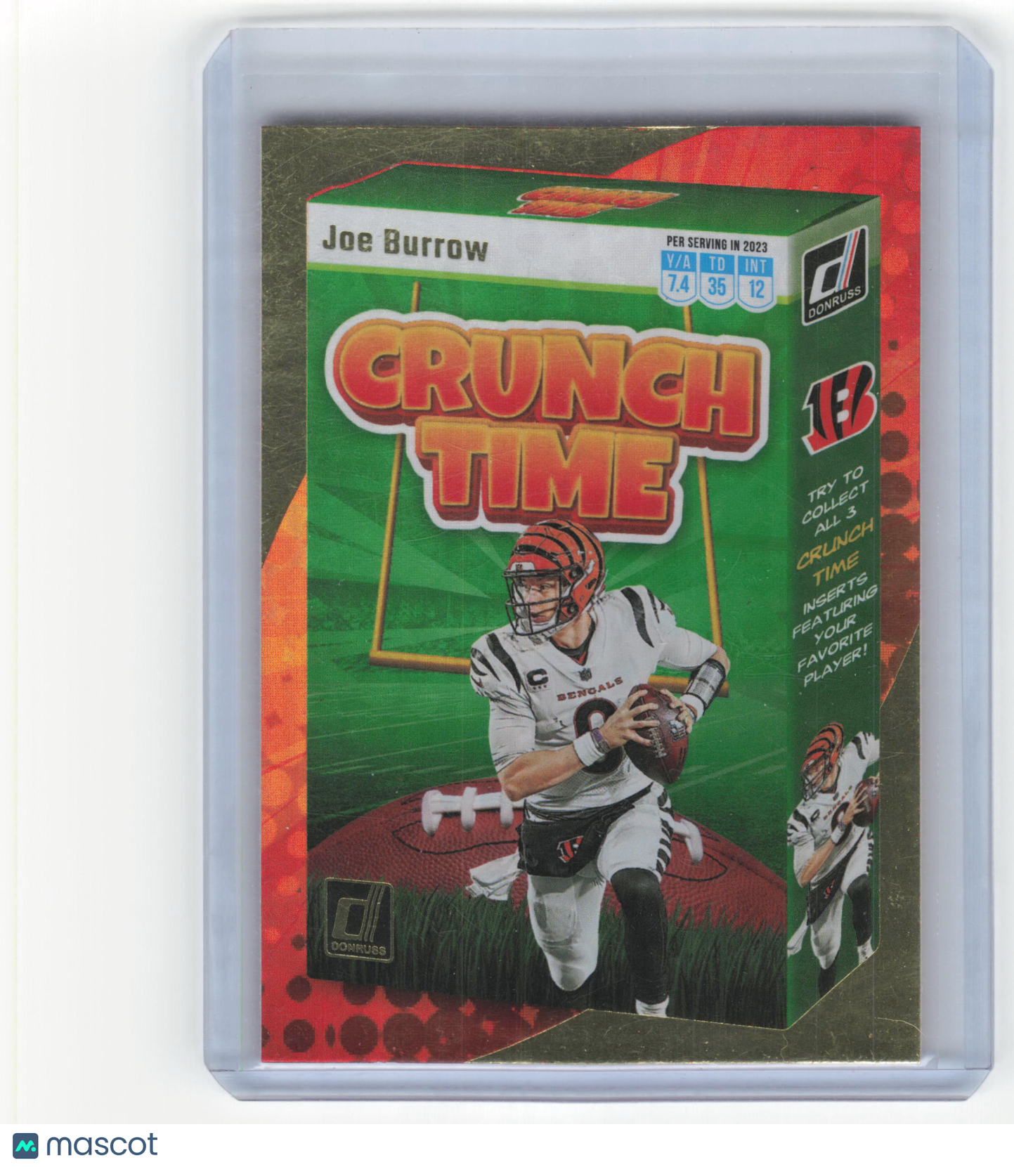 2023 Panini Donruss Crunch Time Football Joe Burrow #CT-3 Near Mint