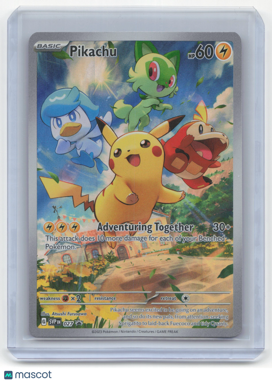 2023 Pokemon Pikachu SVP Black Star Promo Foil #027 Near Mint