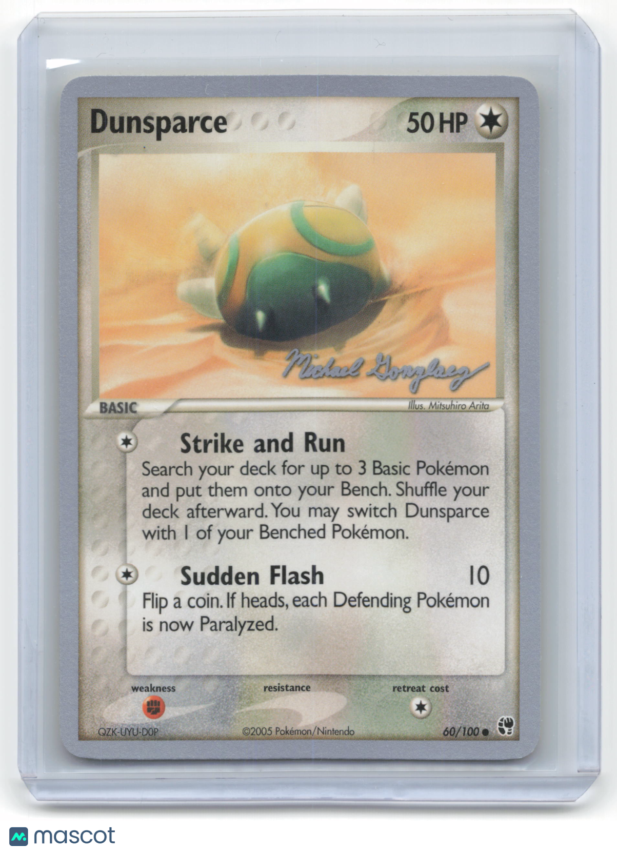 Pokemon—Dunsparce #60/100 World Champions 2005—Rare Holo Near Mint