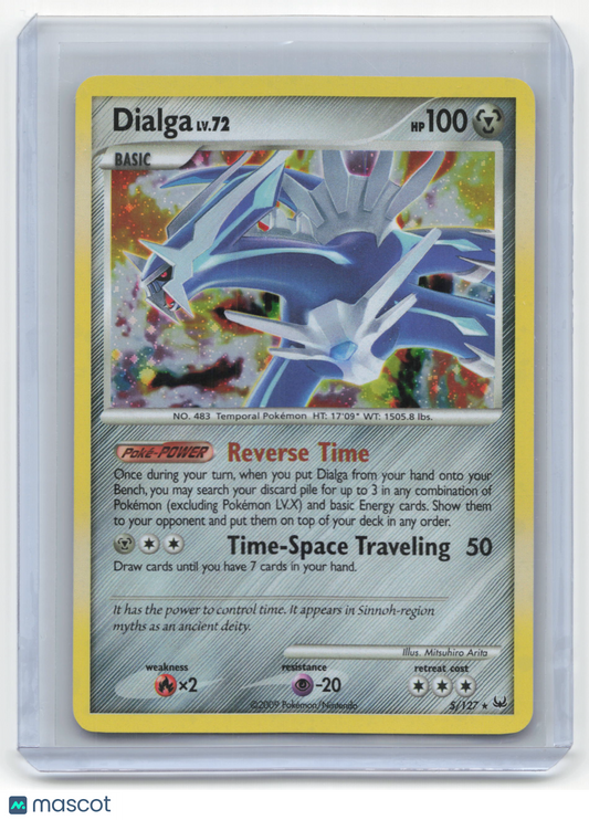 2009 Pokemon Dialga Platinum Rare Holo #5/127 Near Mint - Papa Joey's Collectibles