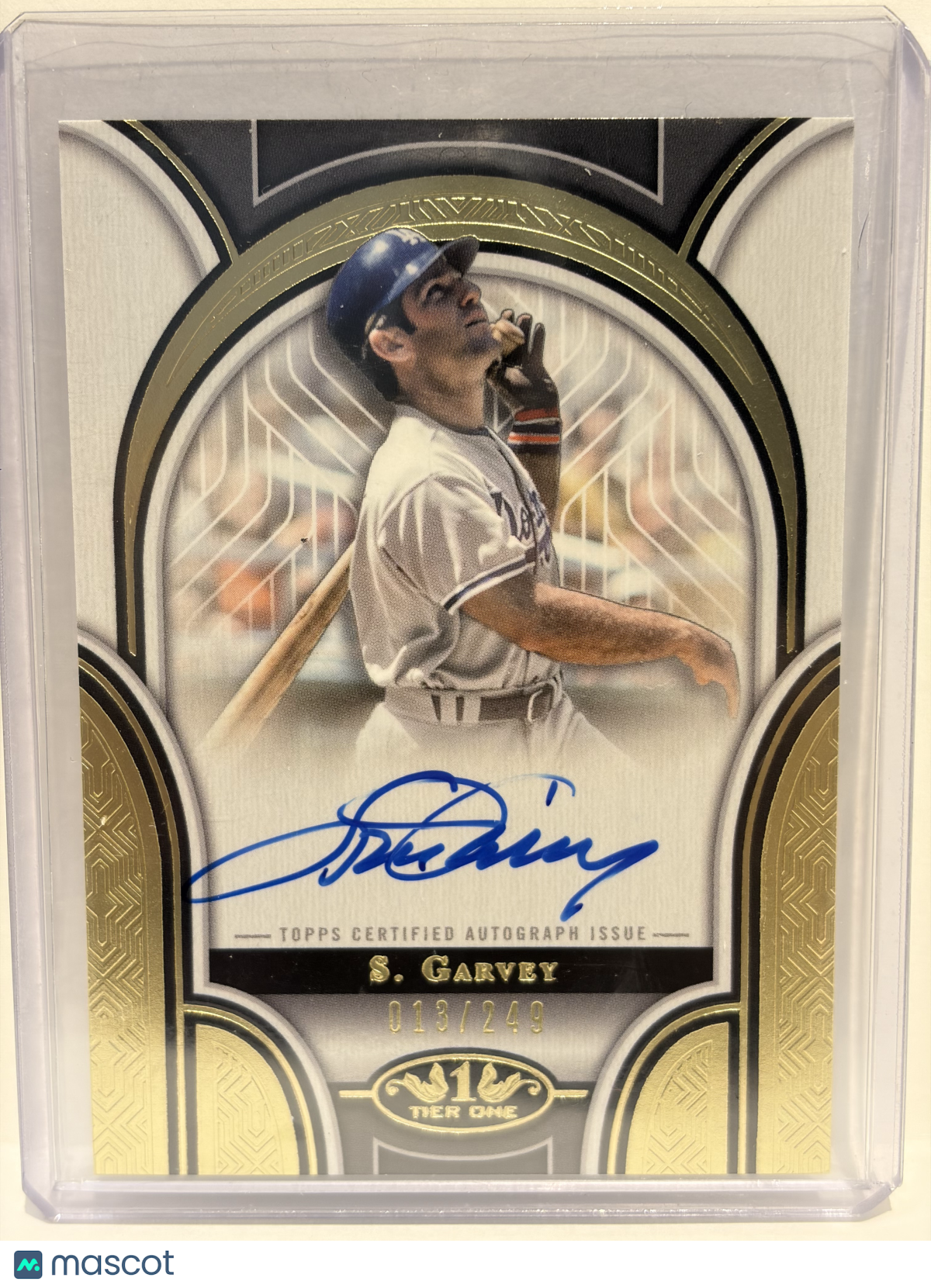 2023 Topps Tier One Baseball Steve Garvey Autograph 013/249 #PPA-SG Near Mint - Papa Joey's Collectibles