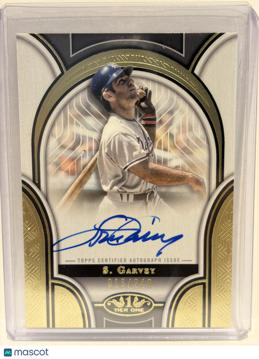 2023 Topps Tier One Baseball Steve Garvey Autograph 013/249 #PPA-SG Near Mint - Papa Joey's Collectibles