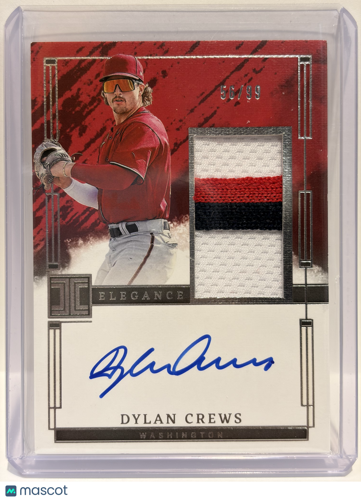 2024 Panini Impeccable Elegance Dylan Crews Auto Patch 56/99 #EPJ-DC Near Mint - Papa Joey's Collectibles