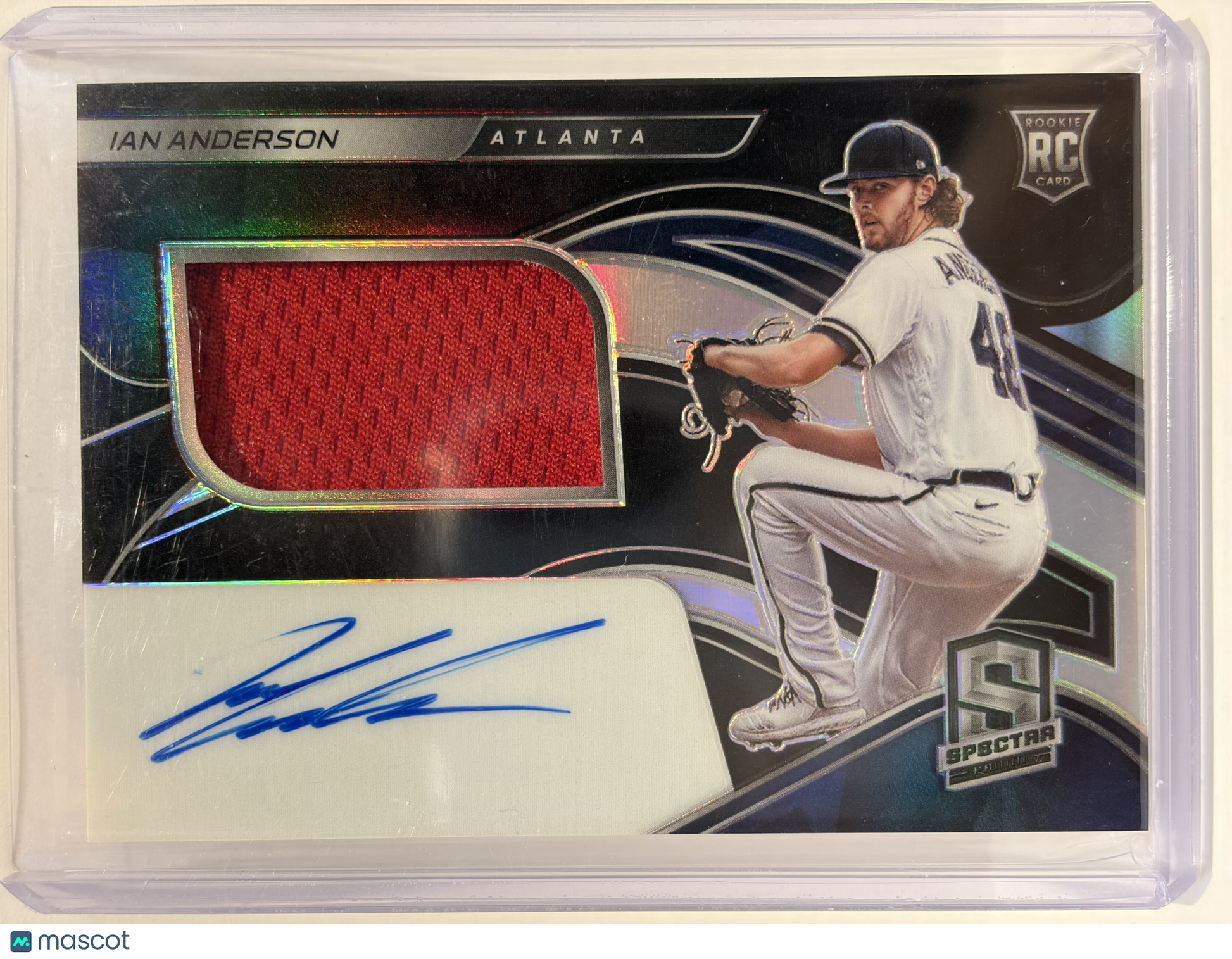 2021 Panini Chronicles Spectra Ian Anderson Auto Patch RC 024/109 Prizm #124 NM - Papa Joey's Collectibles