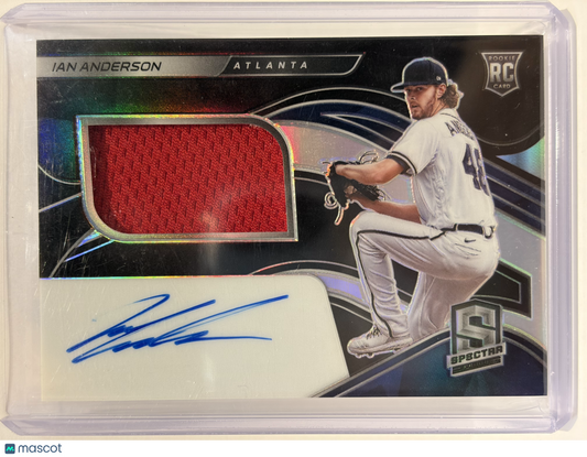 2021 Panini Chronicles Spectra Ian Anderson Auto Patch RC 024/109 Prizm #124 NM - Papa Joey's Collectibles