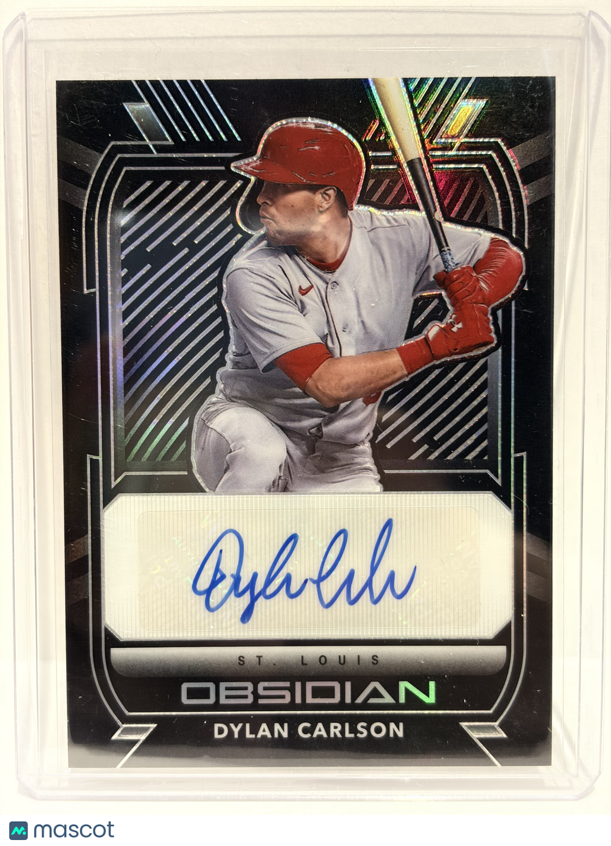 2021 Panini Chronicles Obsidian Dylan Carlson Auto Electric Etch #O-DC NM - Papa Joey's Collectibles