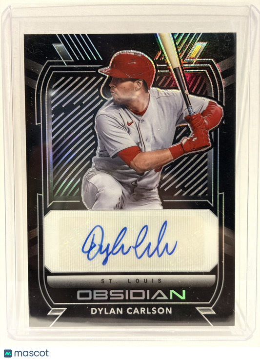 2021 Panini Chronicles Obsidian Dylan Carlson Auto Electric Etch #O-DC NM - Papa Joey's Collectibles