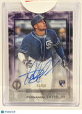 2019 Topps Tribute Fernando Tatis Jr. Auto 43/50 RC Purple #TA-FTJ Near Mint