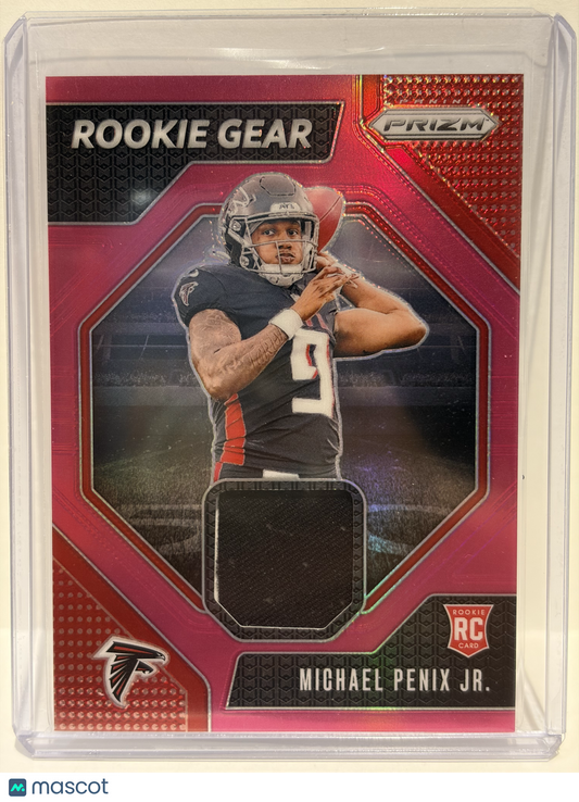 2024 Panini Prizm Rookie Gear Michael Penix Jr. Patch RC Pink #RG-MPJ Near Mint - Papa Joey's Collectibles