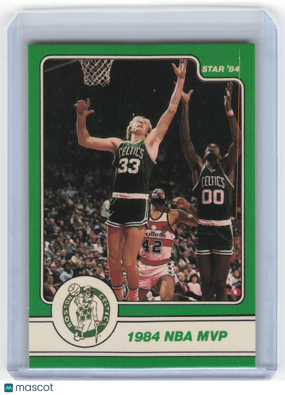 The Star Co. 1984 Star Basketball Larry Bird 1984 NBA MVP #12 Near Mint - Papa Joey's Collectibles