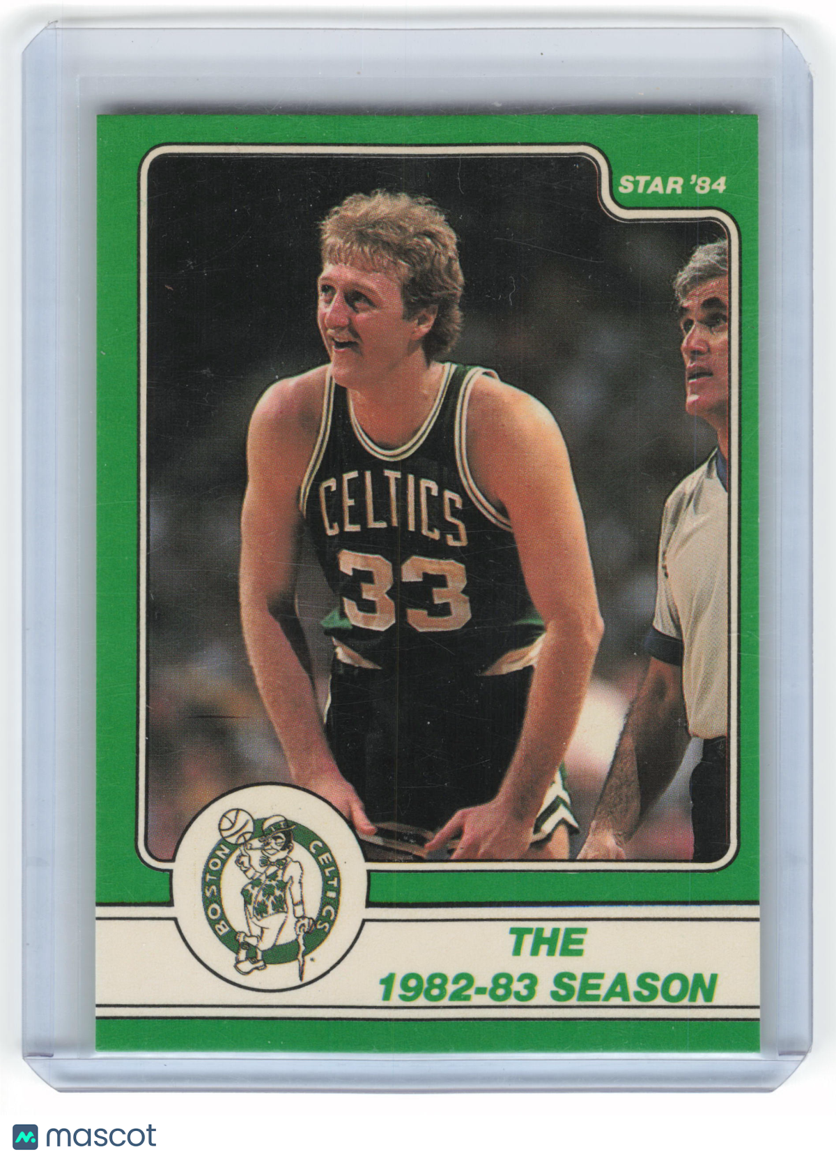 The Star Co. 1984 Star Basketball Larry Bird The 1982-83 Season #10 Near Mint - Papa Joey's Collectibles