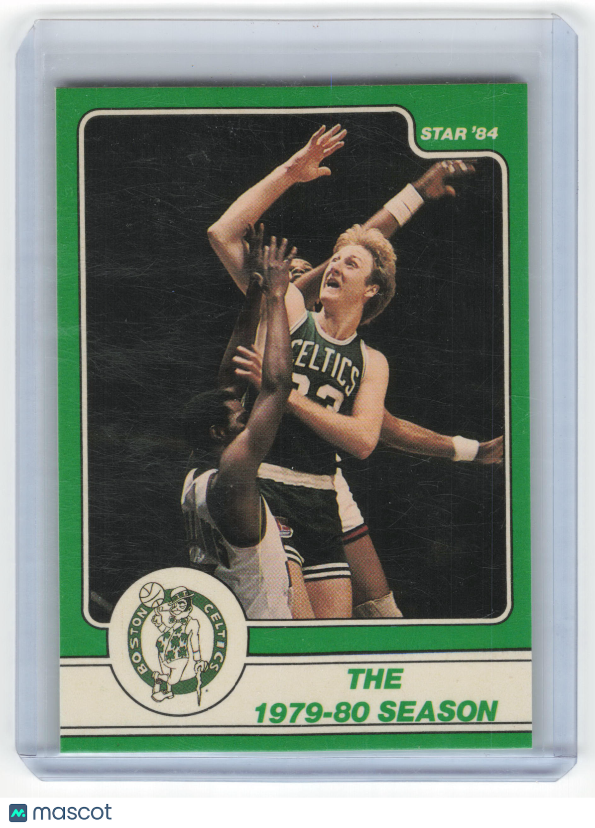 The Star Co. 1984 Star Basketball Larry Bird The 1979-80 Season #7 Near Mint - Papa Joey's Collectibles