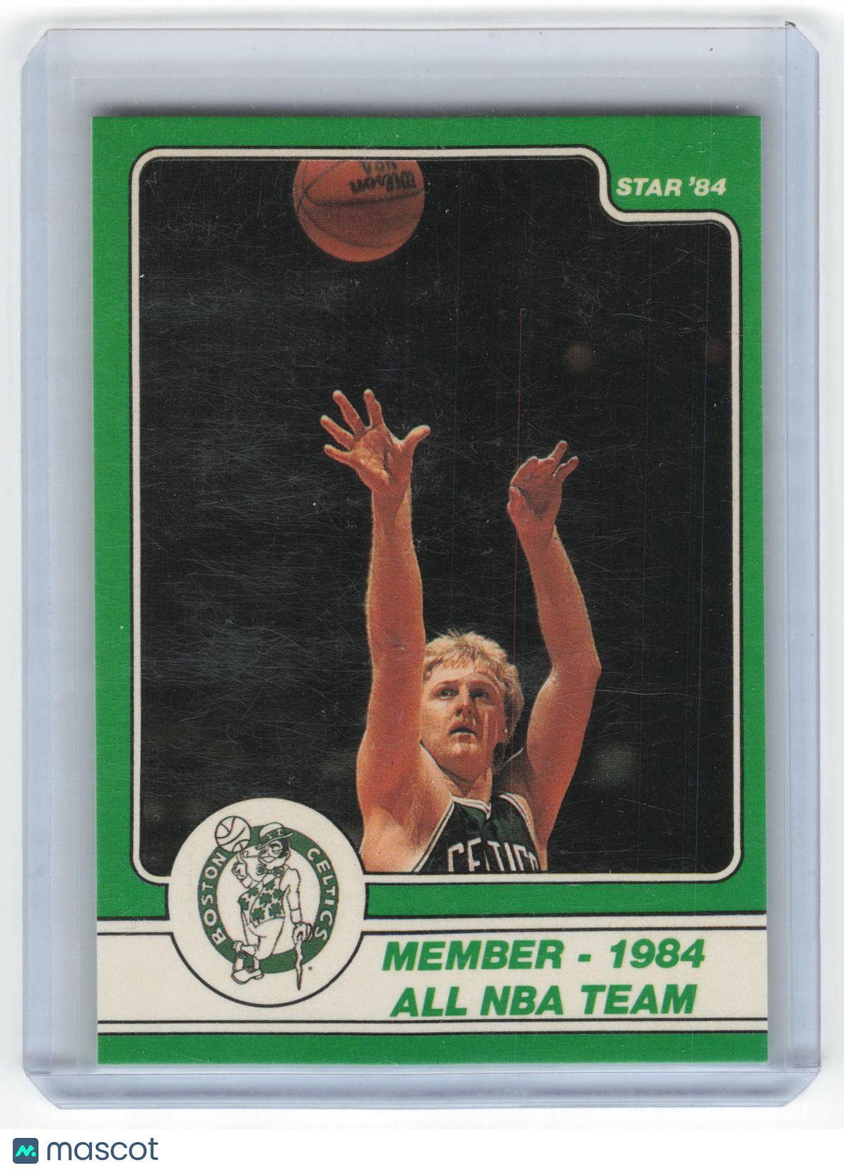 The Star Co. 1984 Star Basketball Larry Bird Member - 1984 All NBA Team #13 NM - Papa Joey's Collectibles