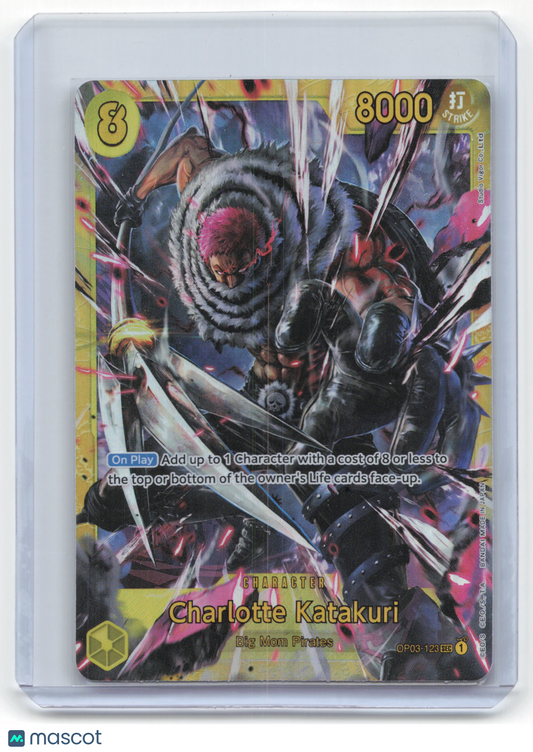 2023 One Piece Charlotte Katakuri Pillars of Strength Secret Rare Foil #OP03-123 - Papa Joey's Collectibles
