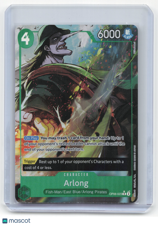 2024 One Piece Card Game Arlong Wings of the Captain Rare Foil #OP06-023 Alt Art - Papa Joey's Collectibles